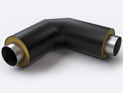 Отвод 219х6 в ППУ изоляции ПЭ оболочка