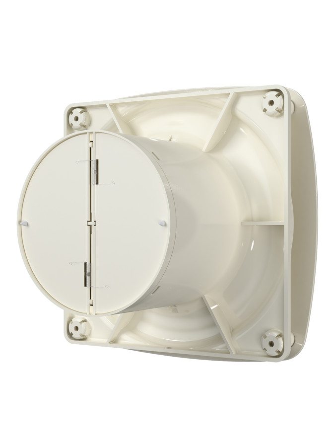 RIO 4C Ivory, Вентилятор осевой вытяжной с обратным клапаном D 100, декоративный RIO 4C Ivory, Вентилятор осевой вытяжной с обратным клапаном D 100