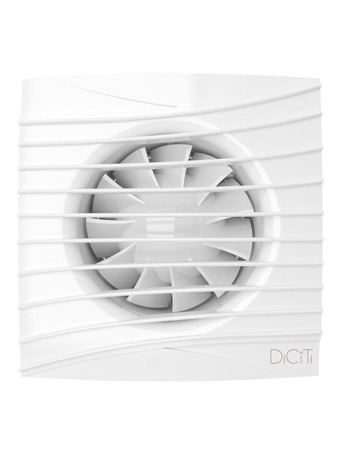 SILENT 4C TURBO, Вентилятор осевой вытяжной с двигателем повышенной мощности и обр.клапан D100 SILENT 4C TURBO