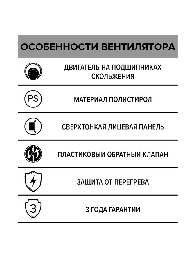 A 5S, Вентилятор осевой вытяжной c антимоскитной сеткой D 125 A 5S