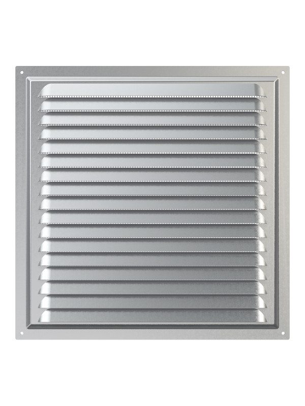 3030МЦ, Решетка вентиляционная вытяжная стальная с оцинкованным покрытием 300х300 3030МЦ