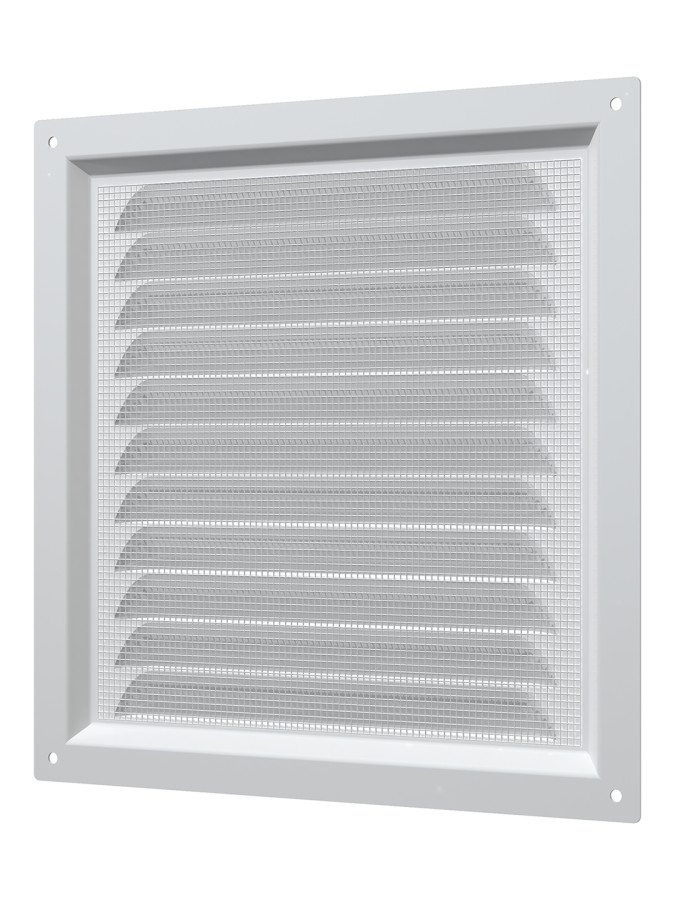 2020МЭ, Решетка вентиляционная вытяжная стальная с покрытием полимерной эмалью 200х200 2020МЭ