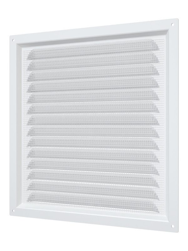 2525МЭ, Решетка вентиляционная вытяжная стальная с покрытием полимерной эмалью 250х250 2525МЭ