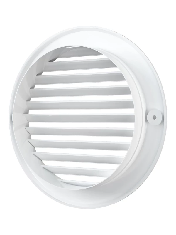 Решетка наружная вентиляционная круглая D161 с фланцем D125, 12РКН 12РКН