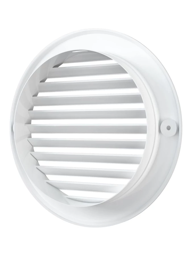 Решетка наружная вентиляционная круглая D161 с фланцем D125, 12РКН 12РКН