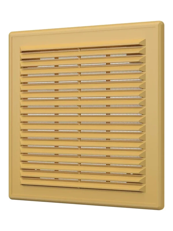 Решетка вентиляционная вытяжная АБС 208х208, беж. 2121Р 2121Р беж