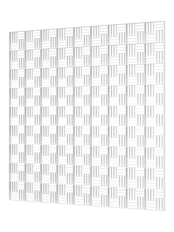 Решетка вентиляционная декоративная потолочная 595х595, бел,П6060ДП fusion, П6060ДП fusion