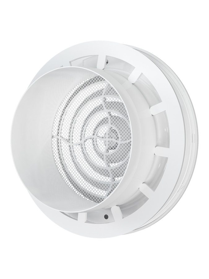 20DK, Диффузор приточно-вытяжной со стопорным кольцом и фланцем D200 20DK