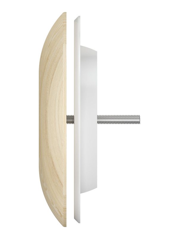 12,5DW pine,, Анемостат приточно-вытяжной регулируемый для бань и саун, с фланцем D125 (СОСНА) 12,5DW