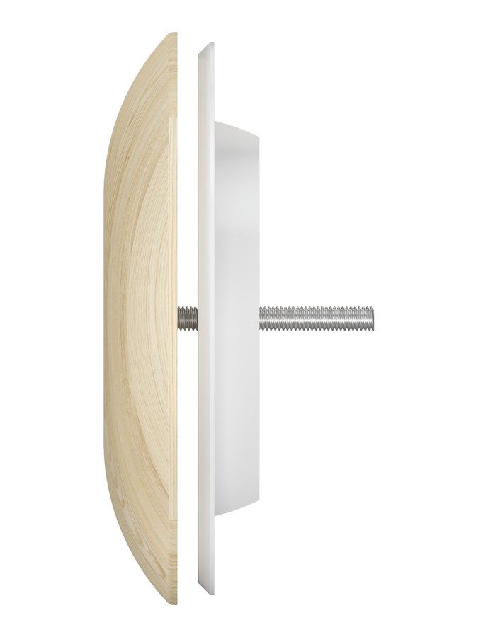 12,5DW pine,, Анемостат приточно-вытяжной регулируемый для бань и саун, с фланцем D125 (СОСНА) 12,5DW