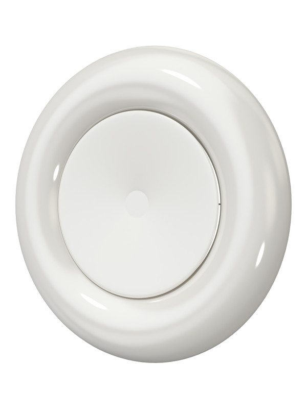 10DUM, Анемостат приточно-вытяжной разъемный с фланцем окрашенный металл D100 10DUM