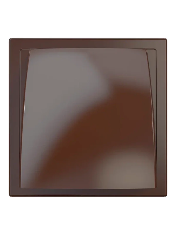 1515К12,5ФВ кор, Выход стенной вытяжной с обратным клапаном 150х150 с фланцем D125, ASA. кор 1515К12,5ФВ кор