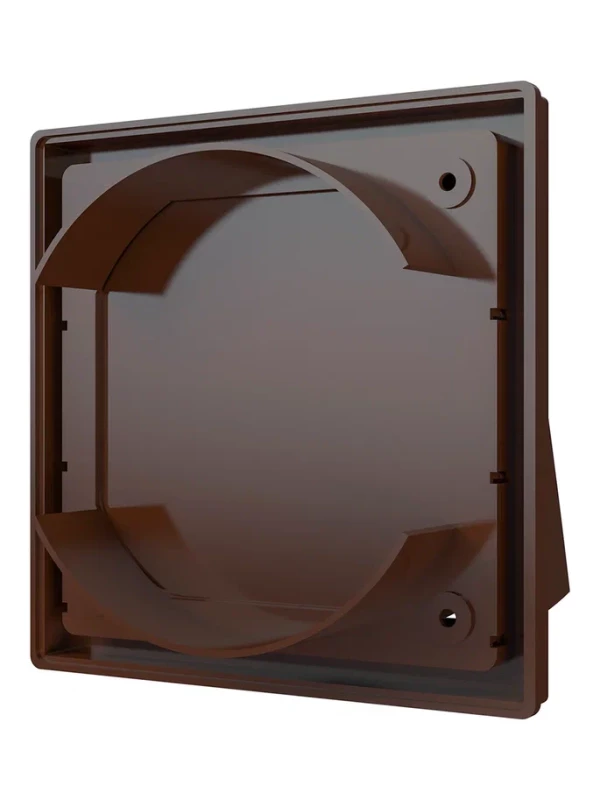 1515К12,5ФВ кор, Выход стенной вытяжной с обратным клапаном 150х150 с фланцем D125, ASA. кор 1515К12,5ФВ кор