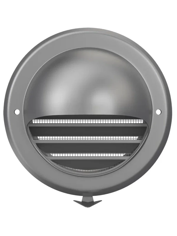 12,5ВМ, Выход стенной вентиляционный вытяжной металлический с фланцем D125 12,5ВМ
