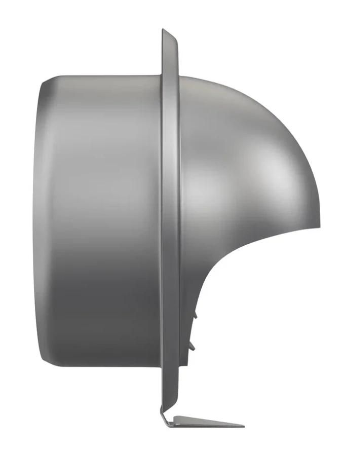 16ВМ, Выход стенной вентиляционный вытяжной металлический с фланцем D160 16ВМ