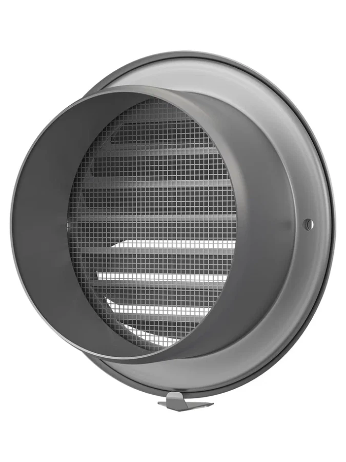 16ВМ, Выход стенной вентиляционный вытяжной металлический с фланцем D160 16ВМ