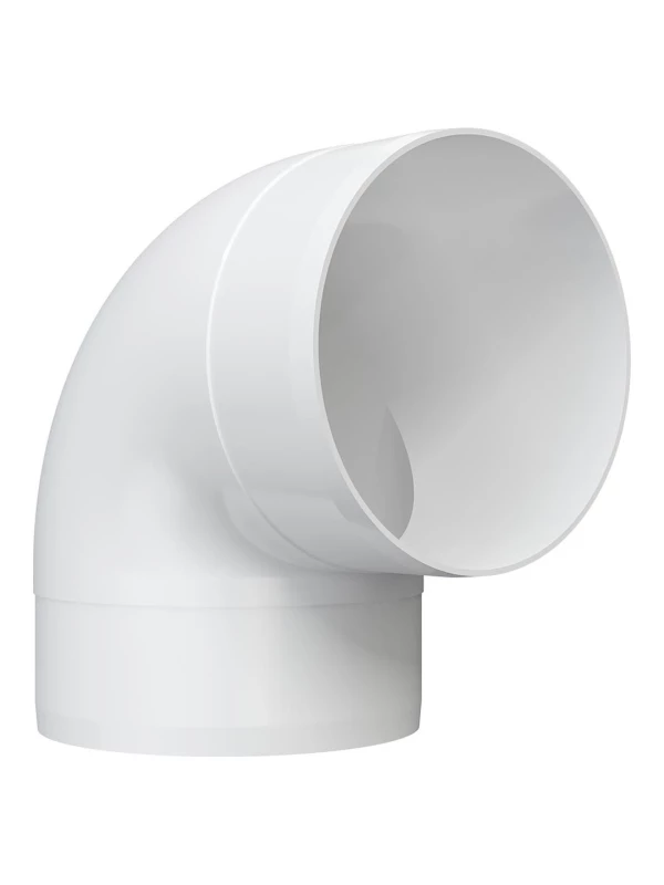 Колено круглое пластик 90°, D125, 12,5ККП 12,5ККП