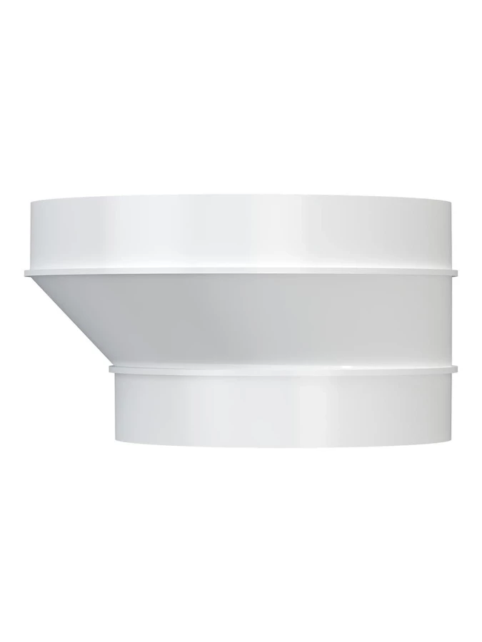 Соединитель эксцентриковый круглого воздуховода с круглым пластик D100/125, 1012,5РЭП 1012,5РЭП