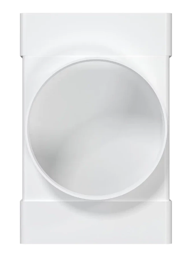 511ТФ10П,Соединитель Т-обр.пластик,плоских воздуховодов 55х110 с выходом на фланц. воздухораспр.D100 511ТФ10П