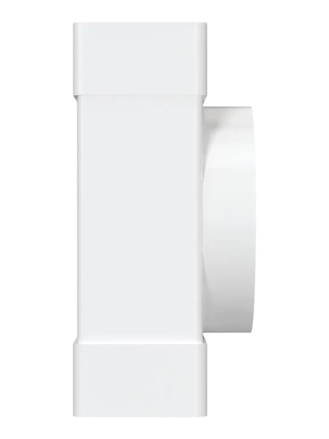 511ТФ10П,Соединитель Т-обр.пластик,плоских воздуховодов 55х110 с выходом на фланц. воздухораспр.D100 511ТФ10П